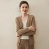 Women's 100% Pure Cashmere V-Neck Cardigan Sweater - Short Knitwear for Autumn/Winter