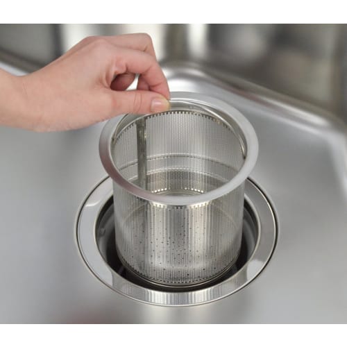 Gaona Sunday Dad Stainless Steel Sink Trash Bin/Drain Trash Receptacle (Stain-Resistant, Rust-Resistant, Hygienic) GA-PB015
