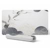 Anti-slip Gaming Mouse Pad Cranes and Clouds 100X50 Cm