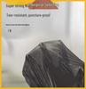 Fangcaodi Thickened Black Easy-Tear Garbage Bags, 45x55cm, 30 Count