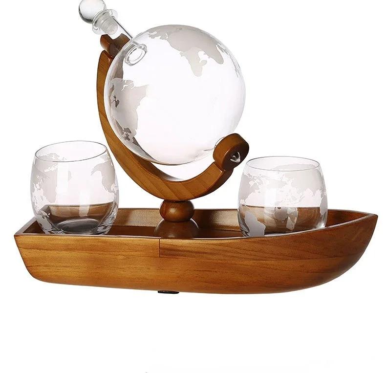 

NANCIHUI 1000 мл Набор бокалов для виски Графин для вина Водка Сосуд для вина Бокалы для виски Украшение домашнего офиса Прием гостей