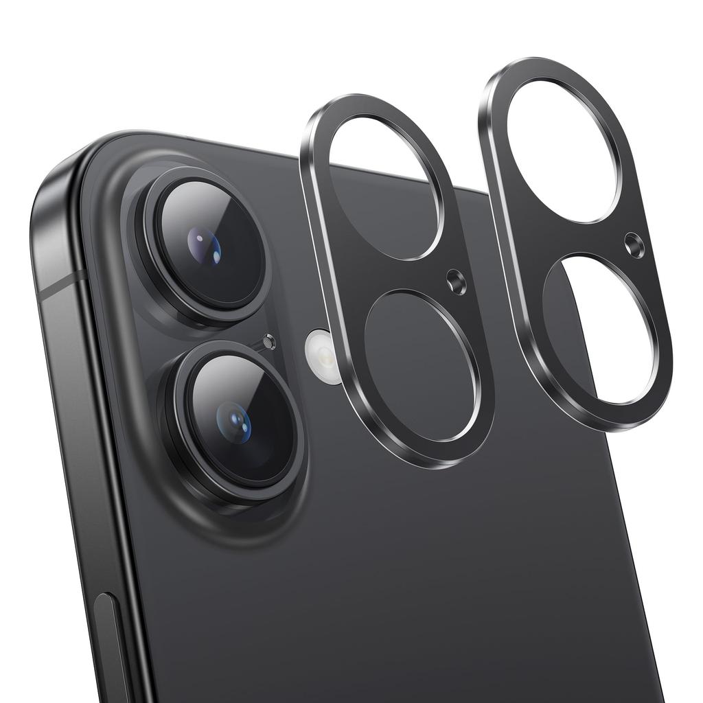 NIMASO Camera Cover for iPhone 16 Plus Aluminum Lens Fingerprint Resistant Compatible with iPhone Plus 17/iPhone 16/iPhone - Alloy, Shockproof,