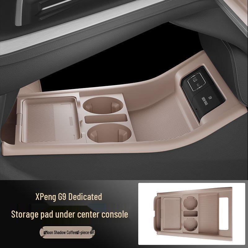 Xpeng G9 Center Console Lower Storage Box - Interior Modification Accessory