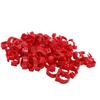 100PCS Chicken Leg Bands 20mm 001 To 100 Numbered Poultry Identification Leg Tags for Chicks Ducks Pigeons Goose Quail