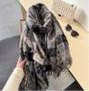 Retro plaid Japanese and Korean atmosphere plaid scarf women's plaid series contrasting color warm shawl student scarf