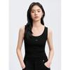 PEACEBIRD Women's Miu Style Knit U-Neck Vest