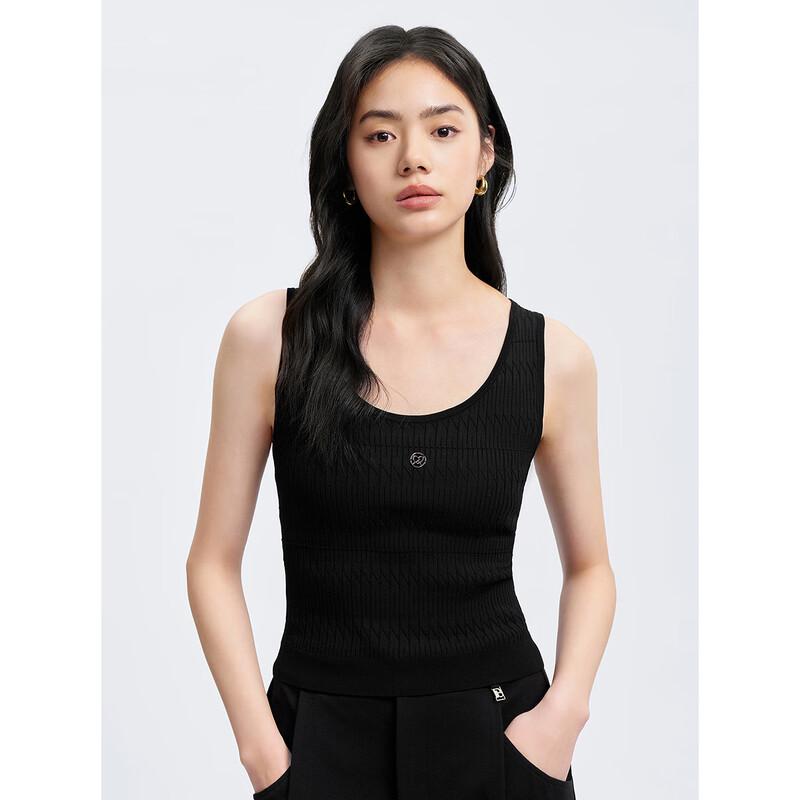 PEACEBIRD Women's Miu Style Knit U-Neck Vest