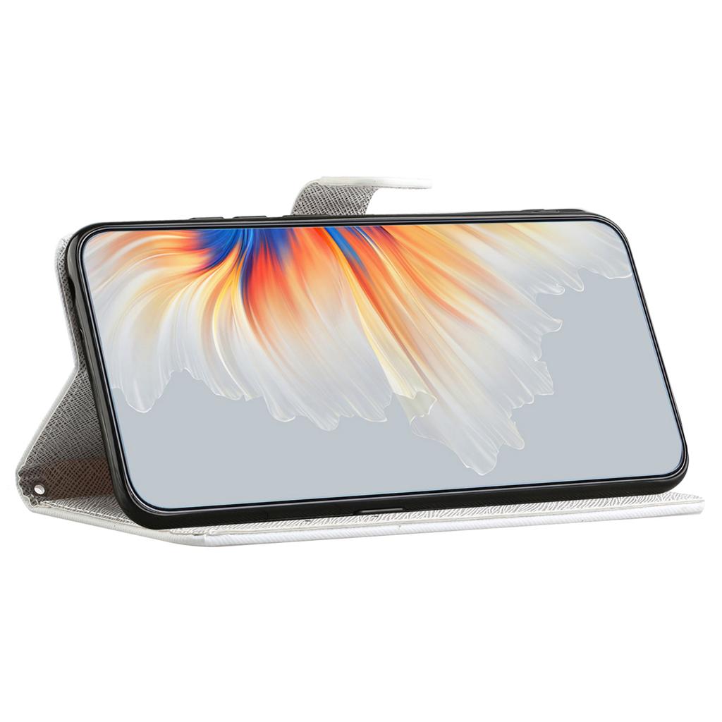 For Samsung Galaxy A16 5G/A16 4G Case Pattern Print PU Leather Wallet Phone Cover Cross Texture