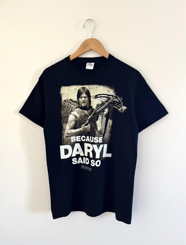 Daryl Dixon Retro Tshirts The Walking Dead Tshirts Rick Grimes Tshirts The Walking Dead Merchandise Carl Grimes Tshirts S