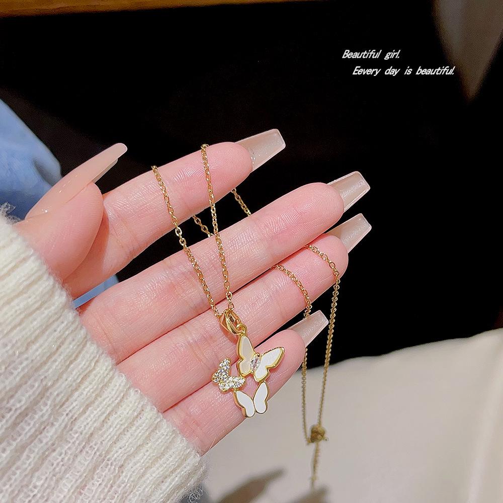 2025 Luxury Titanium-Clad Women's Summer Necklace - Non-Fading, High-End Design