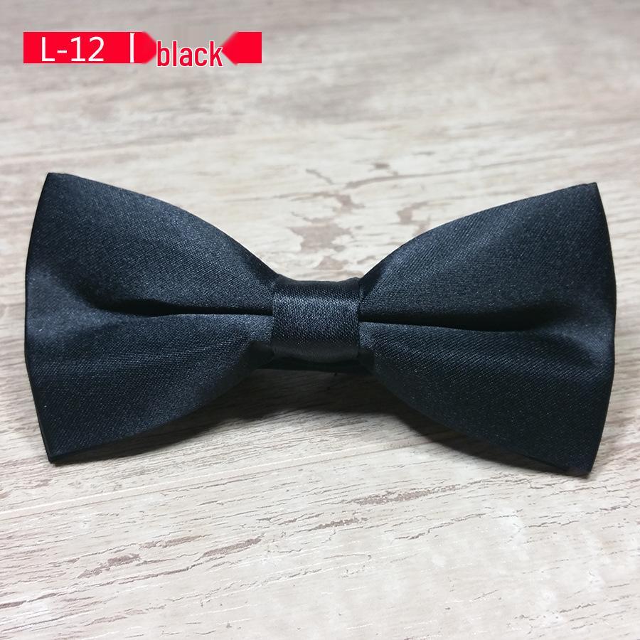 Men's Solid Two-Color Korean Style Bow Tie for Professional Wear