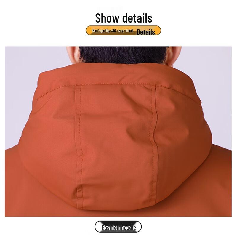 FIRS Men's Hooded Padded Winter Jacket
