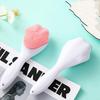 Wash Face Brush Silicone Manual Cat Claw Facial Cleanser Brush Soft Fur Brush Plastic Handle Face Brush Manual Cleansing Brush