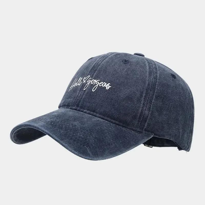 Spring and Summer Cotton Letter Print Casquette Baseball Cap Adjustable Outdoor Snapback Hats for Men and Women 257