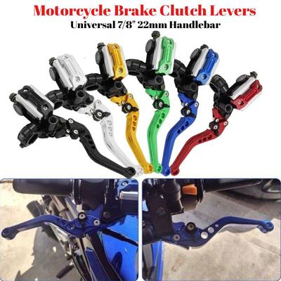 Motorcycle Brake Clutch Levers 7/8" 22mm Handlebar Moto Brake Master Cylinder Lever Clutch Reservoir For Scooter Sport Dirt Bike