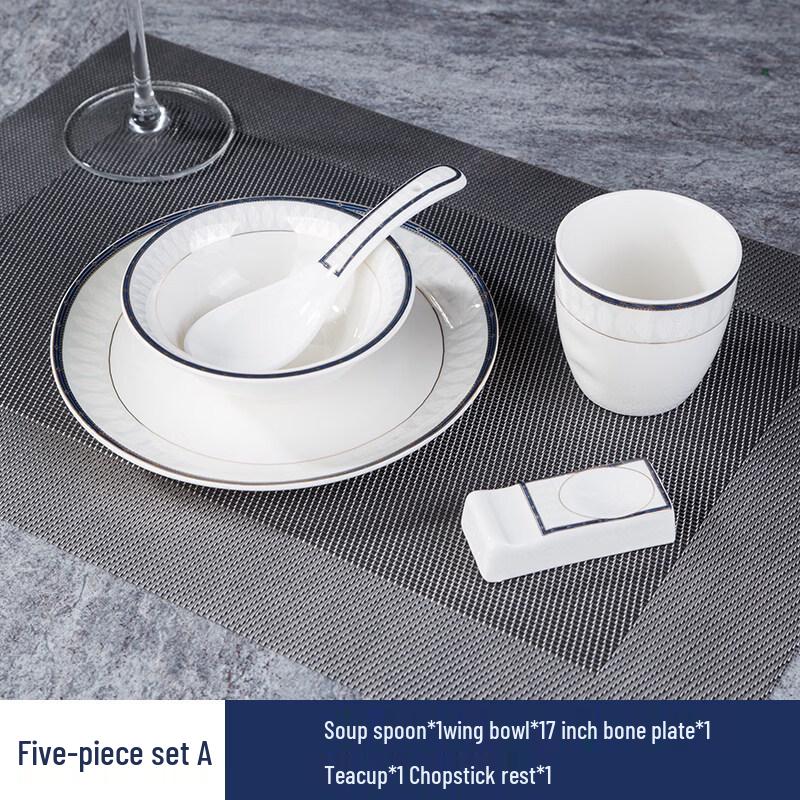 Elegant New Chinese Ceramic Tableware Set