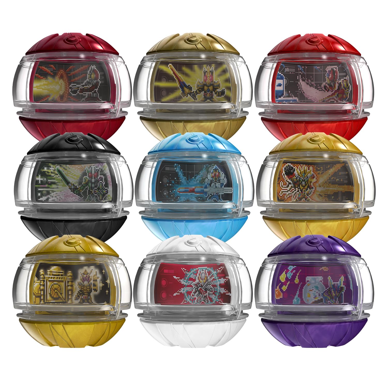 Kamen Rider Z DX Legend Rider Capsule Random Box Strongest Form pieces per Recommended for ages 3 and up [BANDAI] [Bandai ver.01 (9 box)