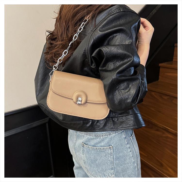 IELGY Fashion One-Shoulder Diagonal Bag Ladies Pu Small Square Bag