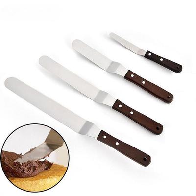 4/6/8/10 Zoll Edelstahl Kuchen Spatel Butter Creme Zuckerguss Zuckerguss Messer Glatter Küche Gebäck Kuchen Dekoration Werkzeuge