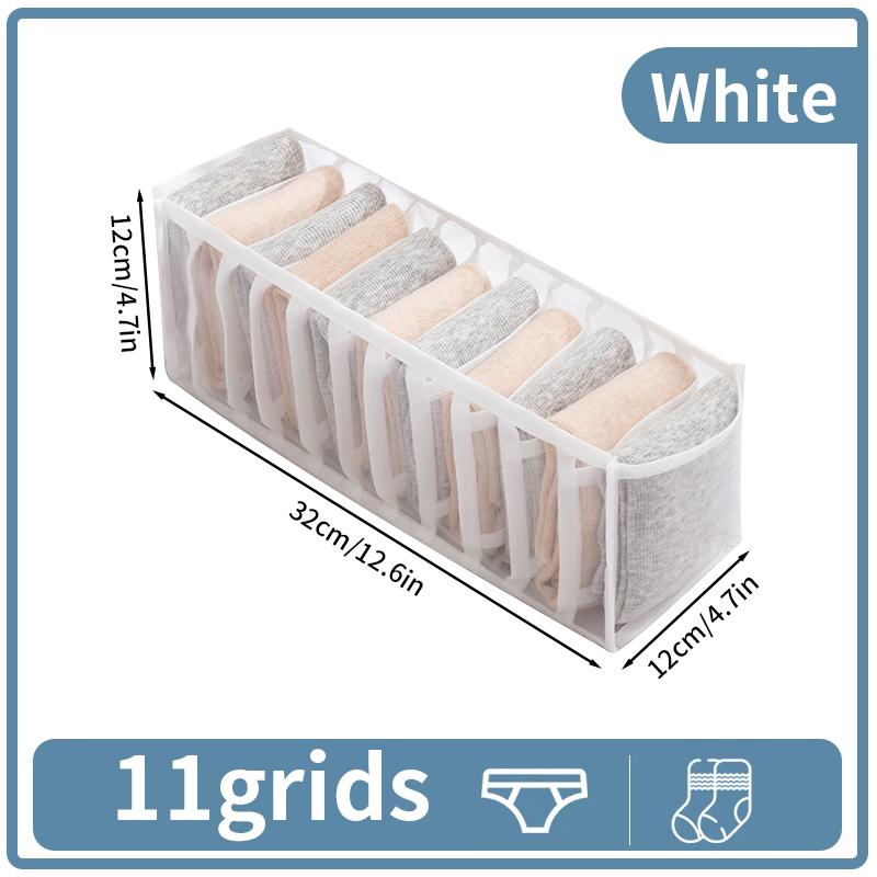 Underwear Organizer Collapsible Clothes Storage Box Nylon Organizing Dormitory Storage Bra Organizing Breathable Mesh Bag