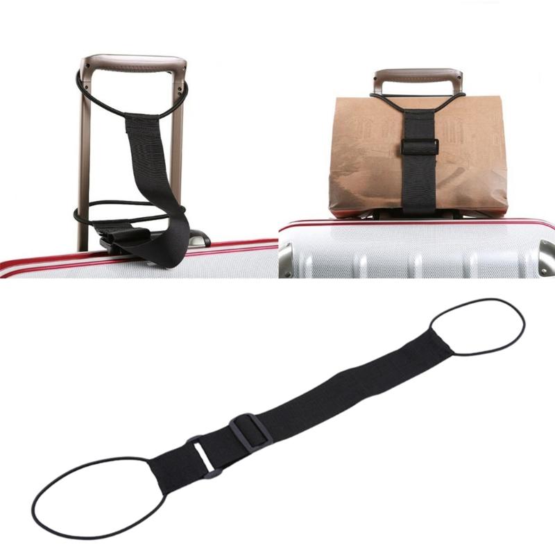 Adjustable Elastic Luggage Carriers Strap Baggage Bungee Belt Suitcase Belts