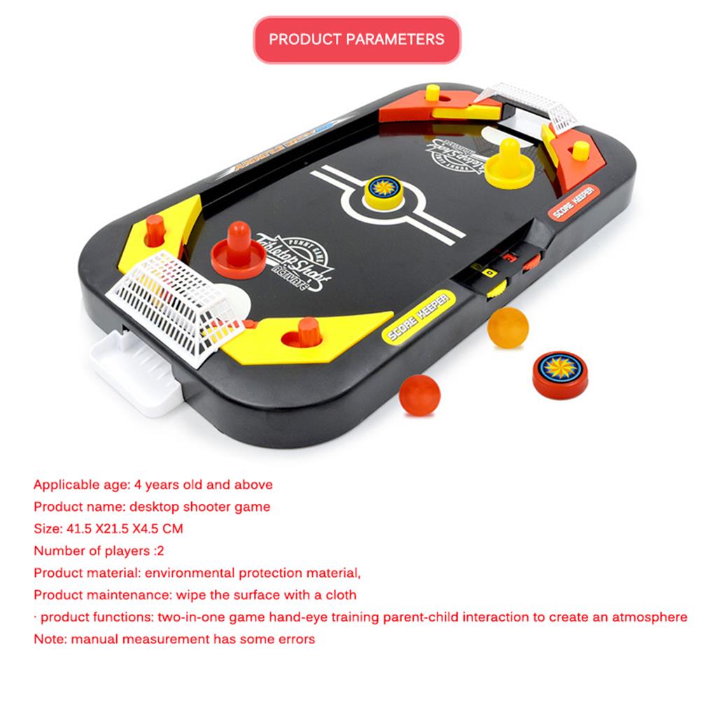 Desktop Battle 2 In 1 Mini Air Hockey Table Educational Toys Indoor