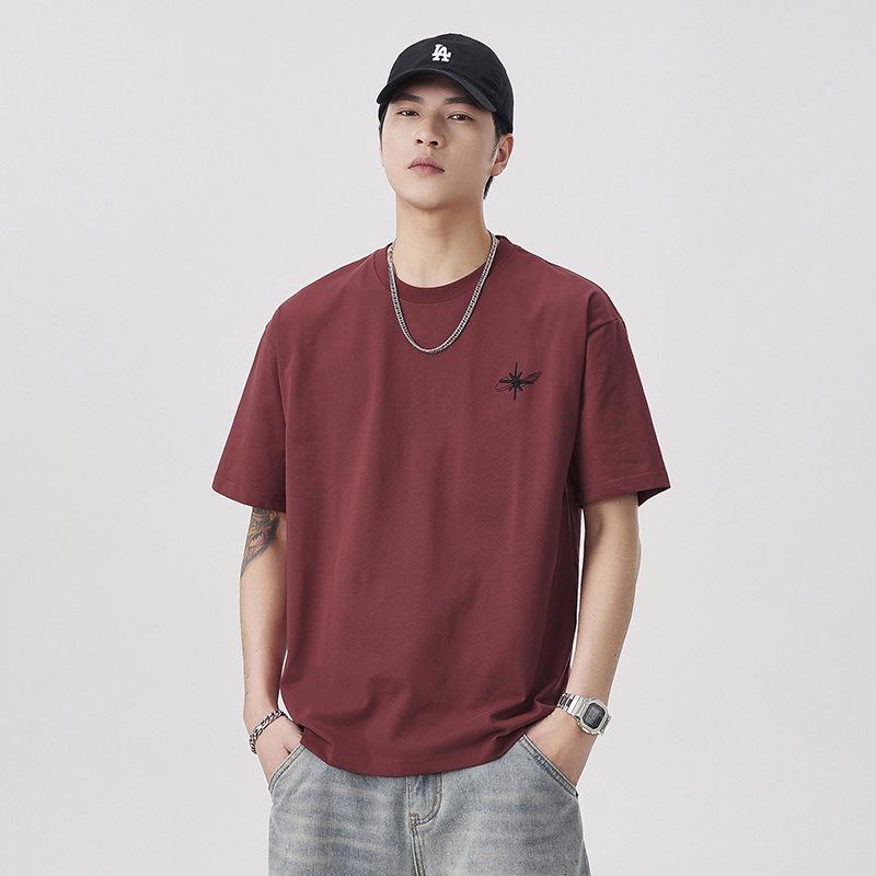 Men's Trendy Summer Short-Sleeved Embroidered T-Shirt