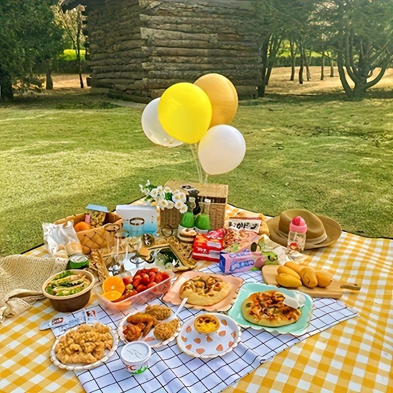 RV Picnic Blanket, Waterproof Portable Mat - Easy to Clean, Foldable, Ideal for Outdoor Leisure, Yard Lawn Camping, Beach Use