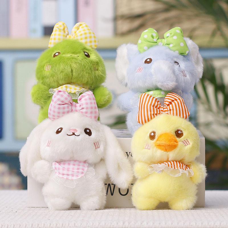 Plush Bunny Keychain Soft Toy With Pp Cotton Fill For Kids And Adults