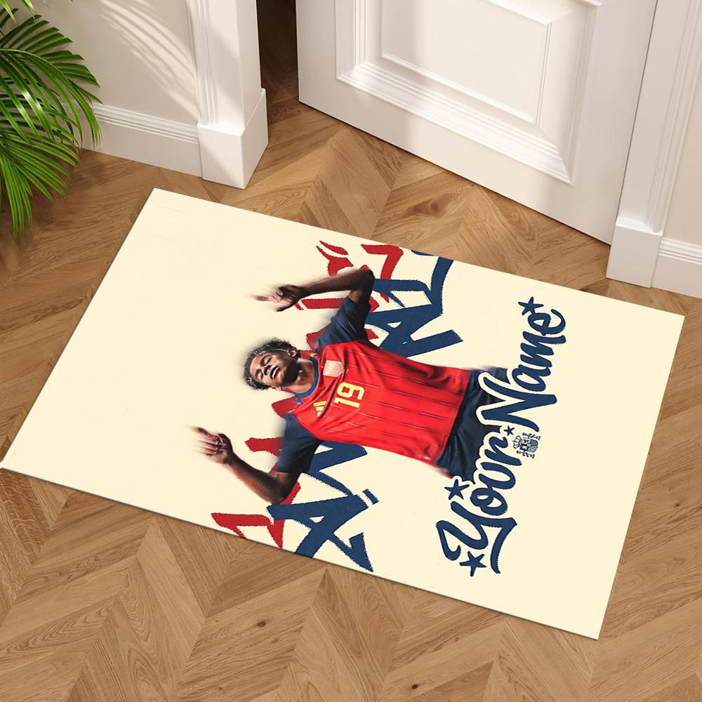 Yamal Customize Your Name Floor Rug Office Rug Suitable for Hallway Bedrooms Decorate room Outdoor Anti-slip Rug Office home decor