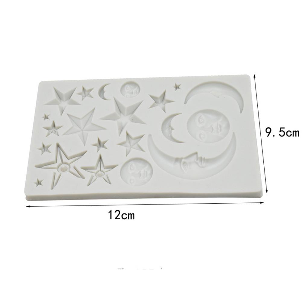 Multi-cavity Baking Mold Stars Moon-faces Human Faces Silicone Cake Mousse Mould Food-grade Diy Mold
