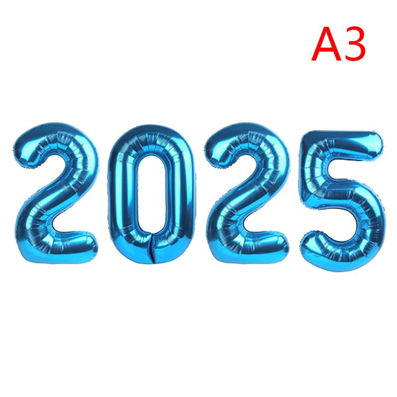 1Pc 16Inch Connection Crown 2025 Number Foil Balloons New Year 2025 Decoration Christmas Decorations For Home Decoration