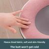 Soft Toilet Seat Cushion Zipper Design Washable Toilet Cushion Cute Closestool Mat  Daily Use