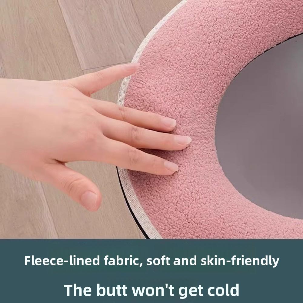 Soft Toilet Seat Cushion Zipper Design Washable Toilet Cushion Cute Closestool Mat  Daily Use