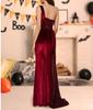 Women's Luxury Fishtail One-Shoulder Evening Gown for European & American Banquets