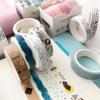 5pcs Basic Pattern Washi Tape Set Pink Green Color Dots Line Grid 10mm Adhesive Masking Tape Diary Album Stickers A6361