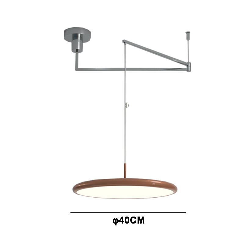 

Ресторан Ufo Light, Cream Oil Wind, передвижной бар, столовая, подвесной светильник с поворотным кронштейном для помещений Tricolor dimming