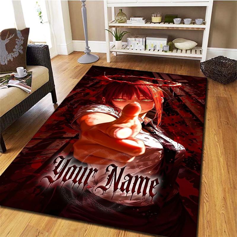 Blood Determination Custom Name Carpet Rug For Living Room Bedroom Home Sofa Decoration Kids Play Nonslip Floor Mat