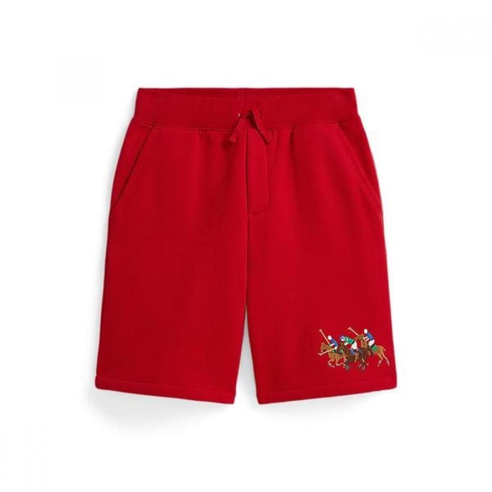 Polo Ralph Lauren Boys 8 18 Triple Pony Fleece Short  Cwposhoybq20219600 S