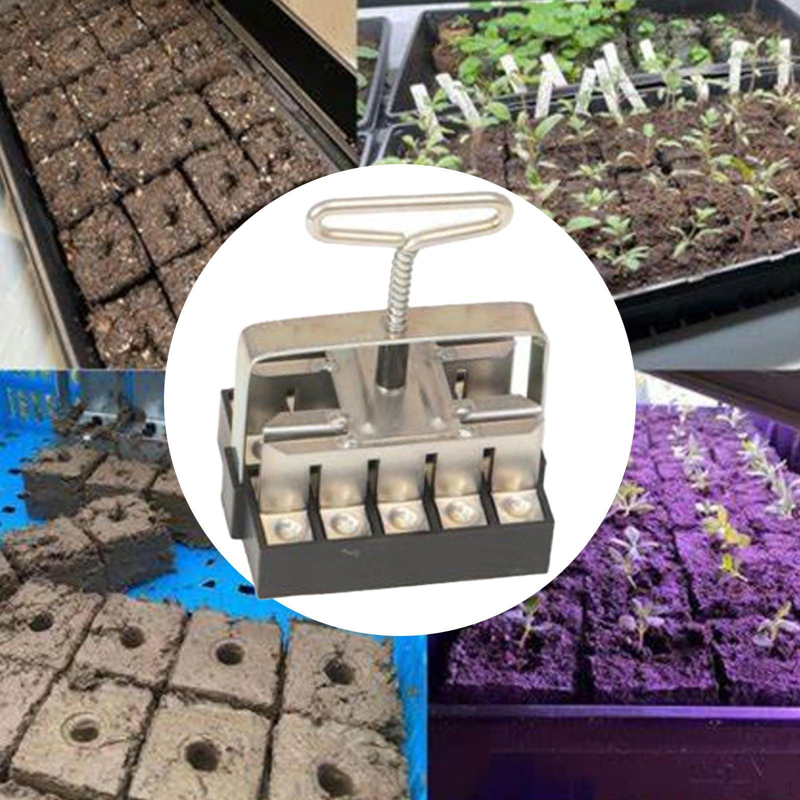 

Инструмент для изготовления почвенных блоков, эргономичная садовая ручка для рассады овощей Set A