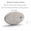 Borogo Natural Pumice Stones for Feet, 5-Pack Lava Pedicure Tool, Hard Skin and Callus Remover for Feet and Hands - Natural Foot Rasp, Exfoliates and