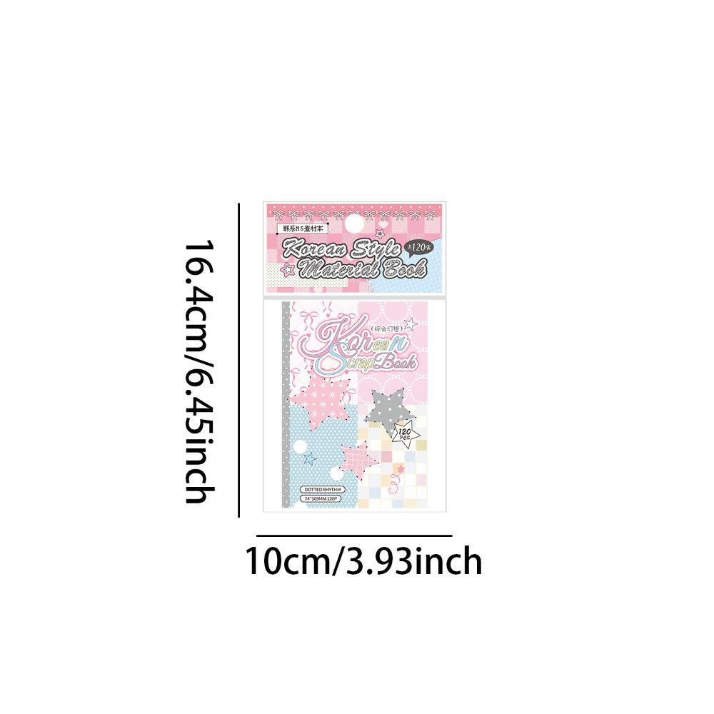 for M5 Inner Page Memo Pad Refill Pages 120 Sheets Scrapbook Paper Set Material Book  DIY Journal