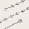 Rhinestone Thin Waist Chain White K Sparkling Metal Belt With Dress Summer Body Chain Simple