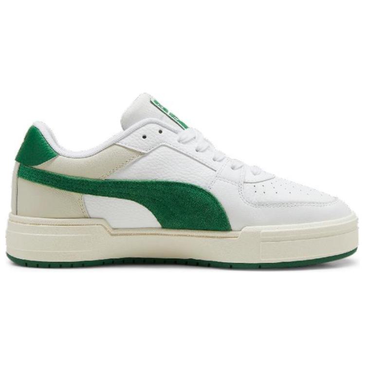 Puma Ca Pro Shock Absorbing Durable Low-Top Sneakers Unisex Sneakers White Green 387327-10