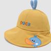 Children's Adjustable Duck Baseball Cap - Cute Wide Brim Sun Protection Hat for Boys & Girls, Spring/Summer Korean Style