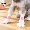 Disposable Foot Covers for Indoor Floor Protection Dog Boots, Waterproof Pet Paw Covers, Non-woven Fabric Footwear Muddy Roads Protectors Small