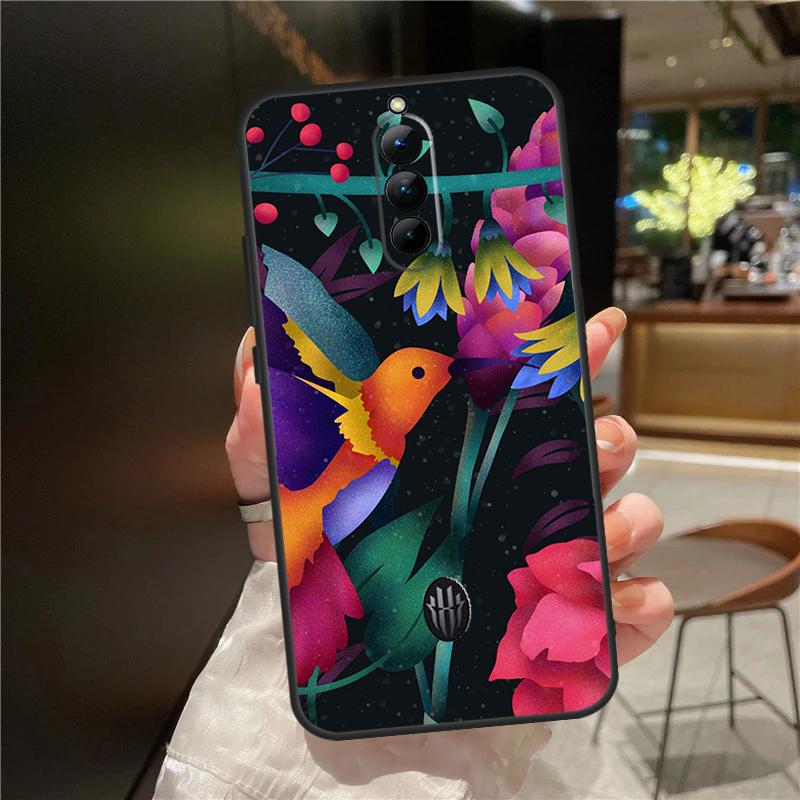 Hummingbird Case For ZTE Nubia Red Magic 11 10 8 8S 9 9S 10S Pro Plus 6 7 6S 7S For RedMagic 10 Air Cover
