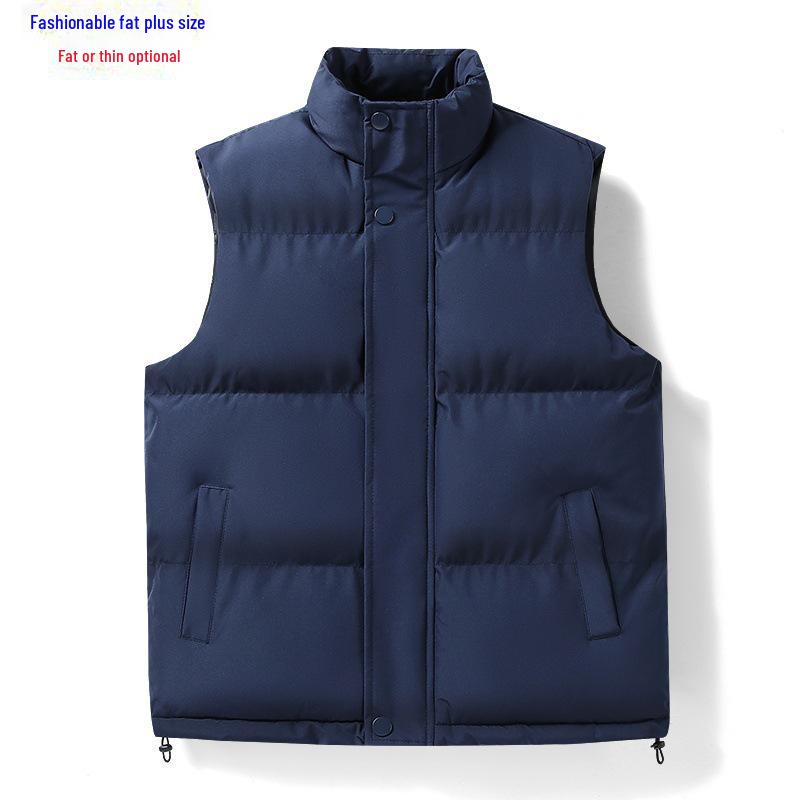 Men's Plus Size Autumn/Winter Casual Down Cotton Vest