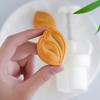 Leaves Cookie Hand Press Baking Tool Home Baking Mooncakes Mould Green Bean Cake Designs Press with Leaves Pattern