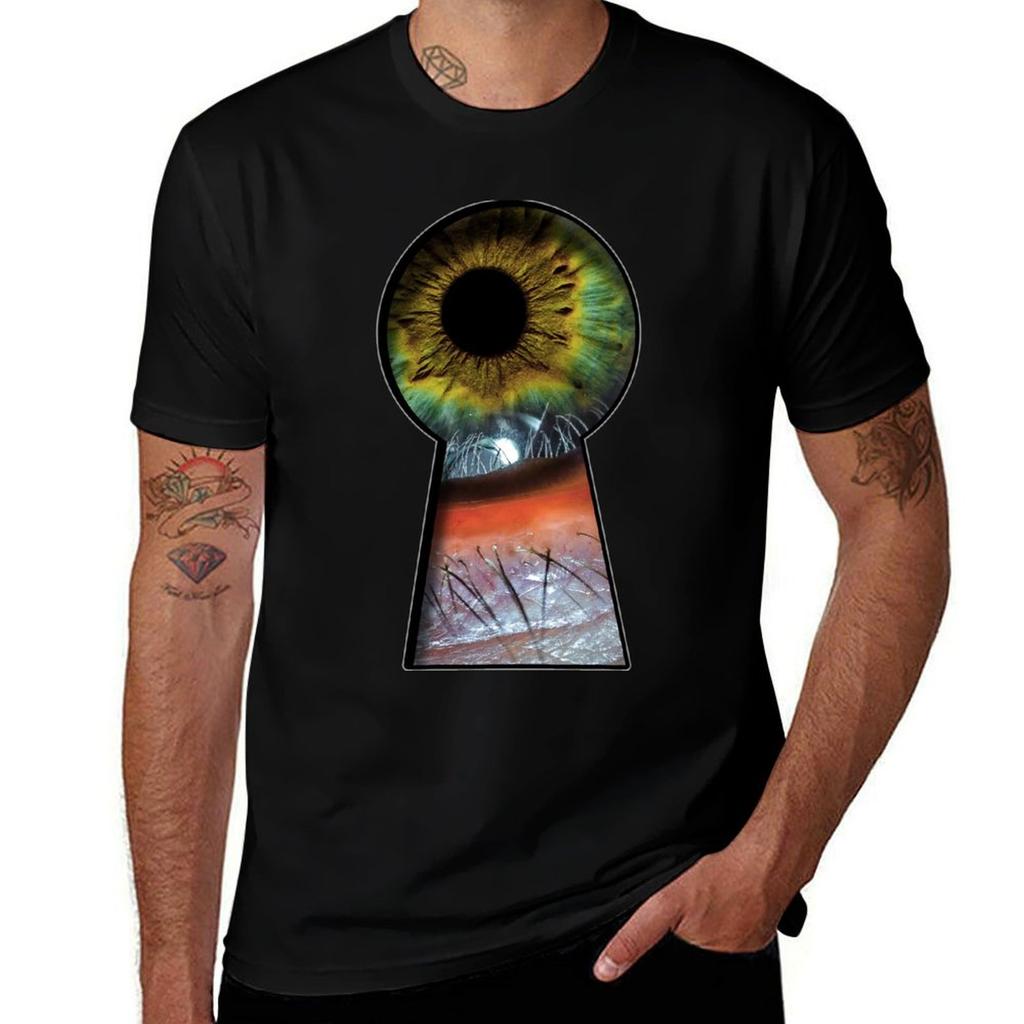 Eye In The Keyhole Tshirt Long Lasting Casual Tshirt
